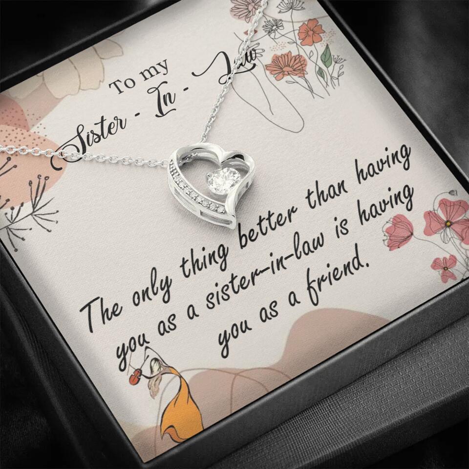 The Only Thing Better Having You as Sister - Necklace Jewelry - Best Gifts For Sister Sister-in-law On Birthdays Welcome - 301IHPVSJE153 - Image 7