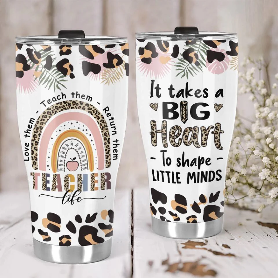 The Queen Teacher - Curved Tumbler Cup - Image 6