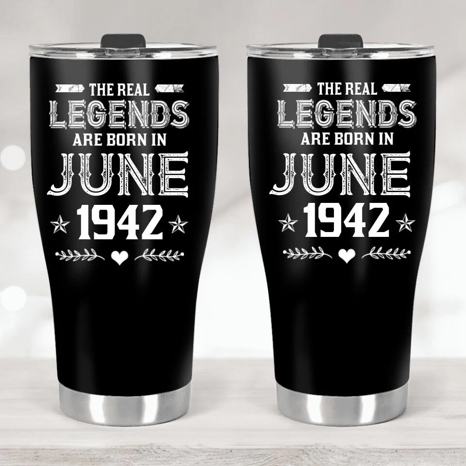 The Real Legend In June 1972 Aged To Perfection Personalized Tumbler - Image 2