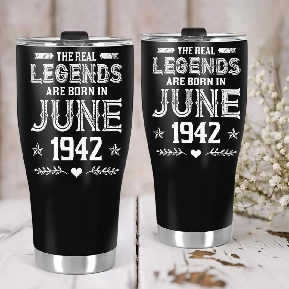 The Real Legend In June 1972 Aged To Perfection Personalized Tumbler - Image 3
