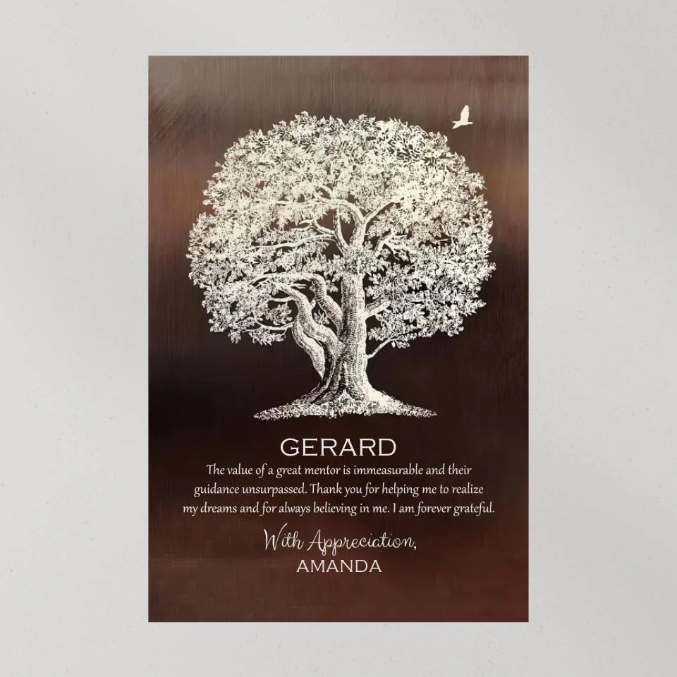 The Value Of The Great Mentor Custom Canvas Poster Appreciation Gift - Image 10