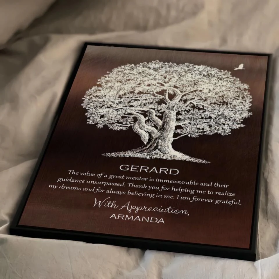 The Value Of The Great Mentor Custom Canvas Poster Appreciation Gift - Image 12