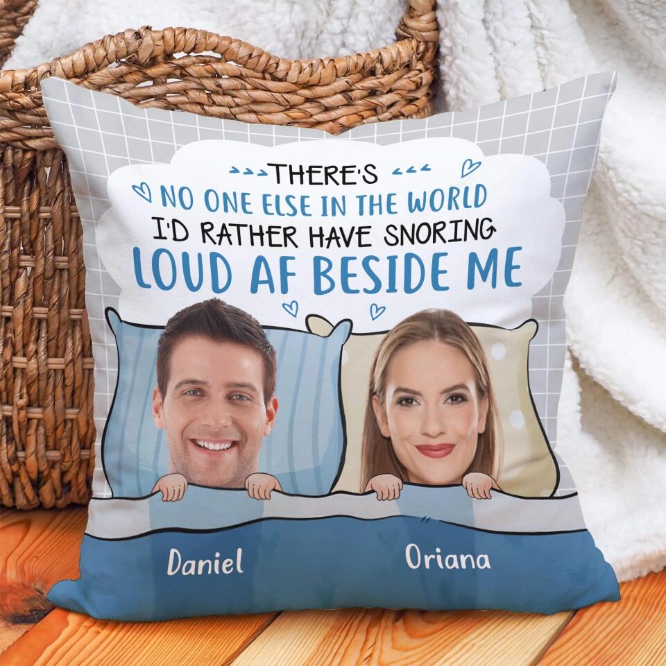There's No One Else In The World - Personalized Pillow - Gift For Couples - Image 2
