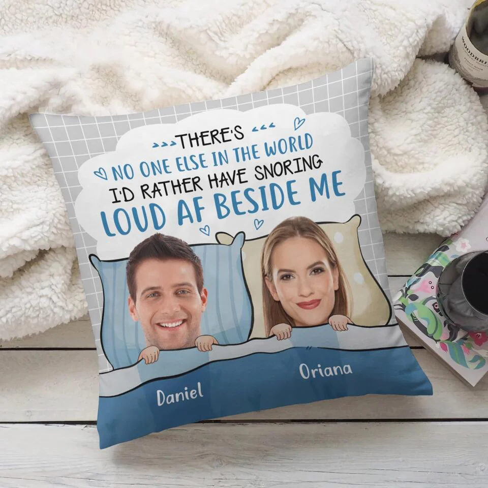 There's No One Else In The World - Personalized Pillow - Gift For Couples - Image 3