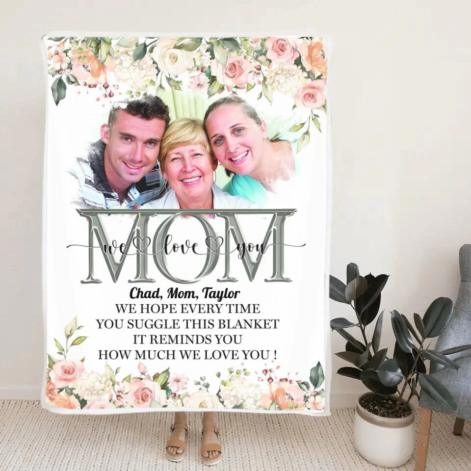 This Blanket Reminds You How Much We Love You - Personalized Blanket Birthday Mothers Day - Gift For Mom, Mother, Mama - 212IHNBNBL907 - Image 4