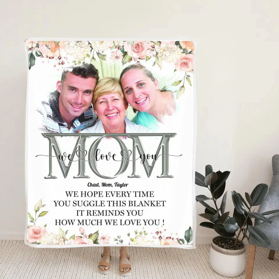 This Blanket Reminds You How Much We Love You - Personalized Blanket Birthday Mothers Day - Gift For Mom, Mother, Mama - 212IHNBNBL907 - Image 7