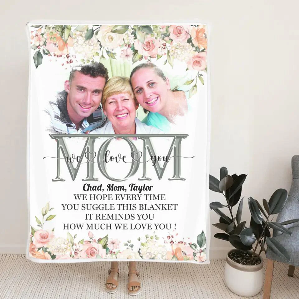 This Blanket Reminds You How Much We Love You - Personalized Blanket Birthday Mothers Day - Gift For Mom, Mother, Mama - 212IHNBNBL907 - Image 8