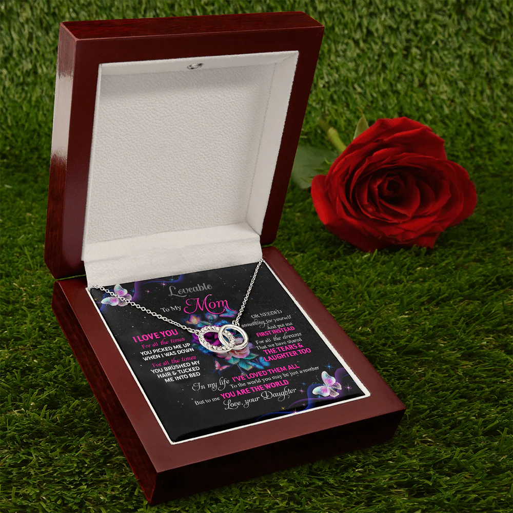 To Me You Are The World Love Personalized Necklace - Image 6