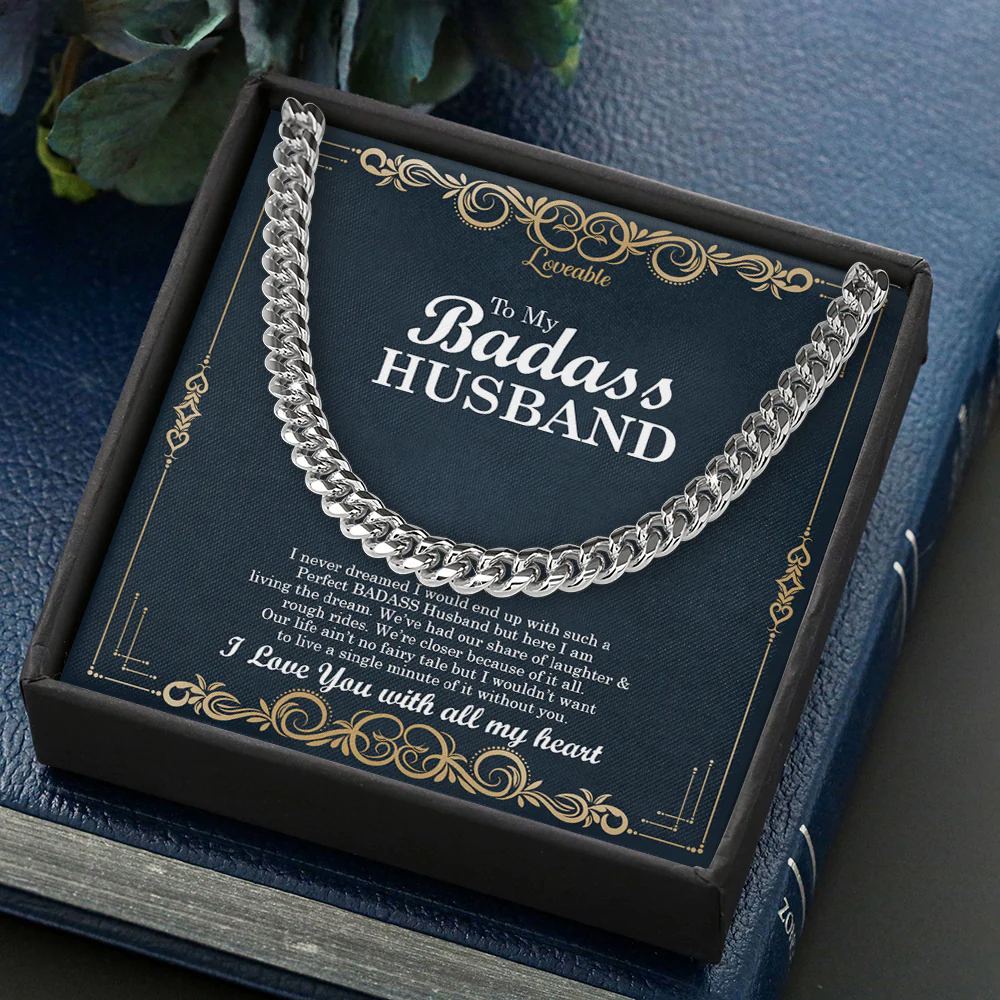 To My Badass Husband. I love you with all my heart - Meaningful Gift for Him - Image 5