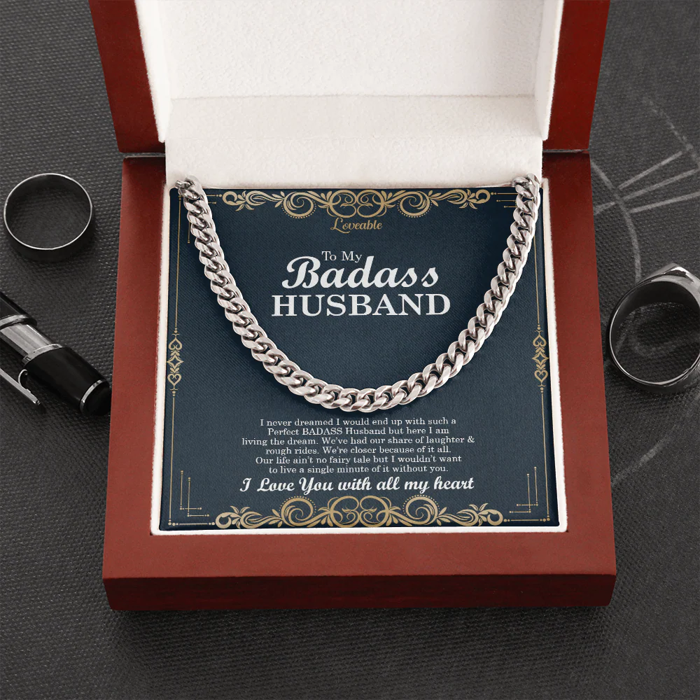 To My Badass Husband. I love you with all my heart - Meaningful Gift for Him - Image 6