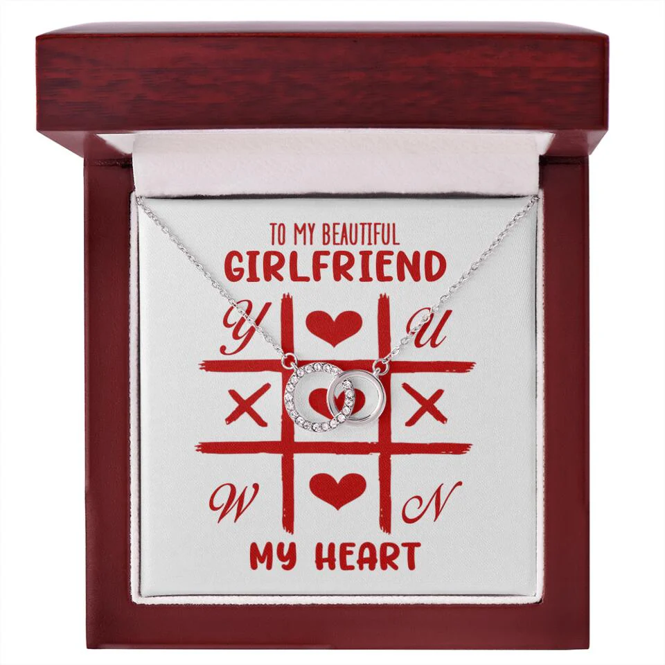 To My Beautiful Girlfriend, My Heart - Custom Name Necklace - Valentine's Day Gift for Girlfriend - Image 33