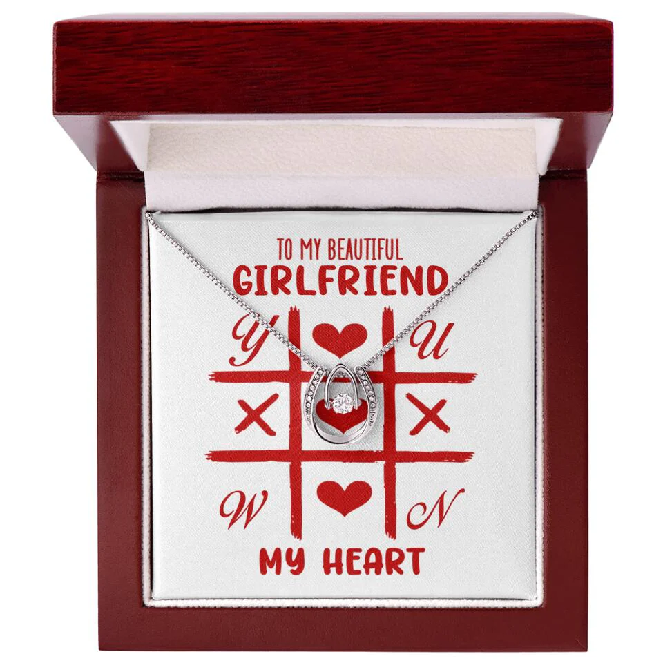 To My Beautiful Girlfriend, My Heart - Custom Name Necklace - Valentine's Day Gift for Girlfriend - Image 39
