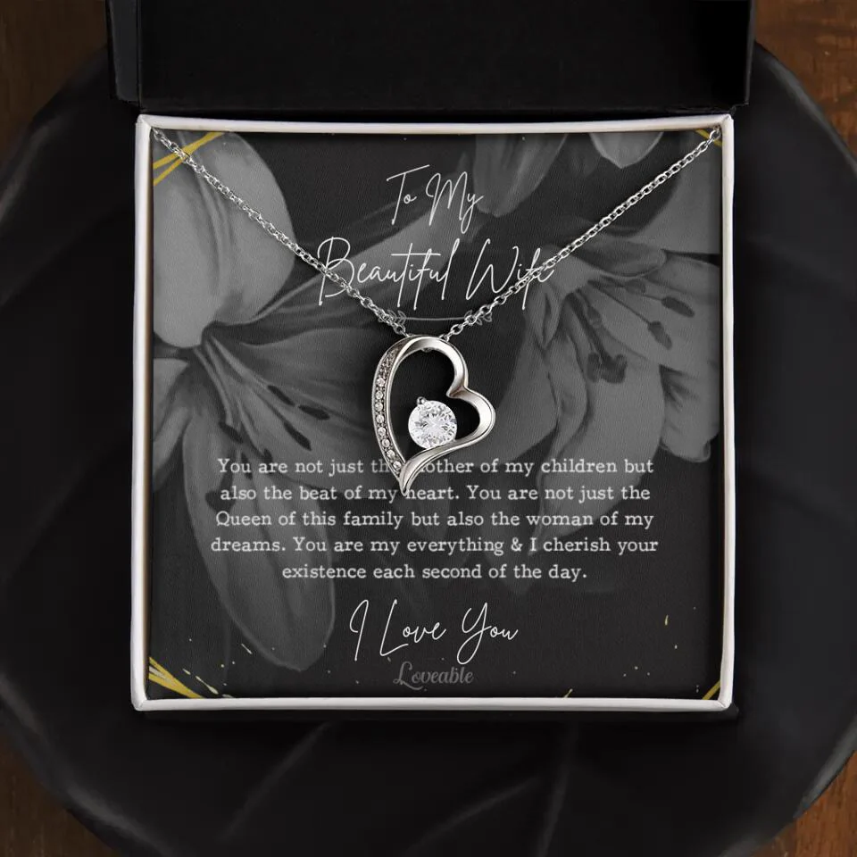 To My Beautiful Wife You Are Not Just The Mother Of My Children, Personalized Necklace for Her, Sweet Gift For Wife - Image 10