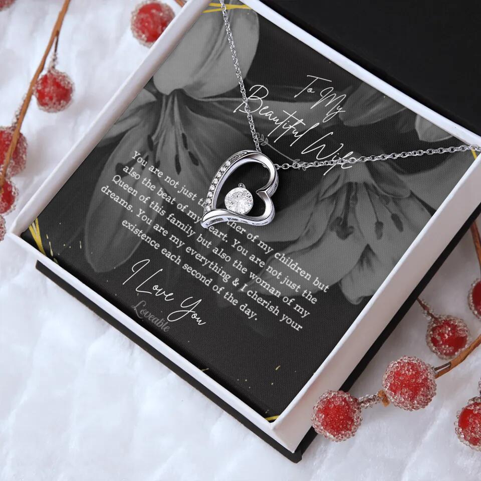 To My Beautiful Wife You Are Not Just The Mother Of My Children, Personalized Necklace for Her, Sweet Gift For Wife - Image 13
