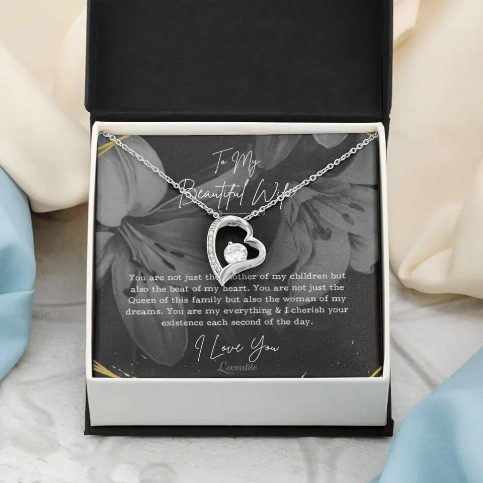 To My Beautiful Wife You Are Not Just The Mother Of My Children, Personalized Necklace for Her, Sweet Gift For Wife - Image 15