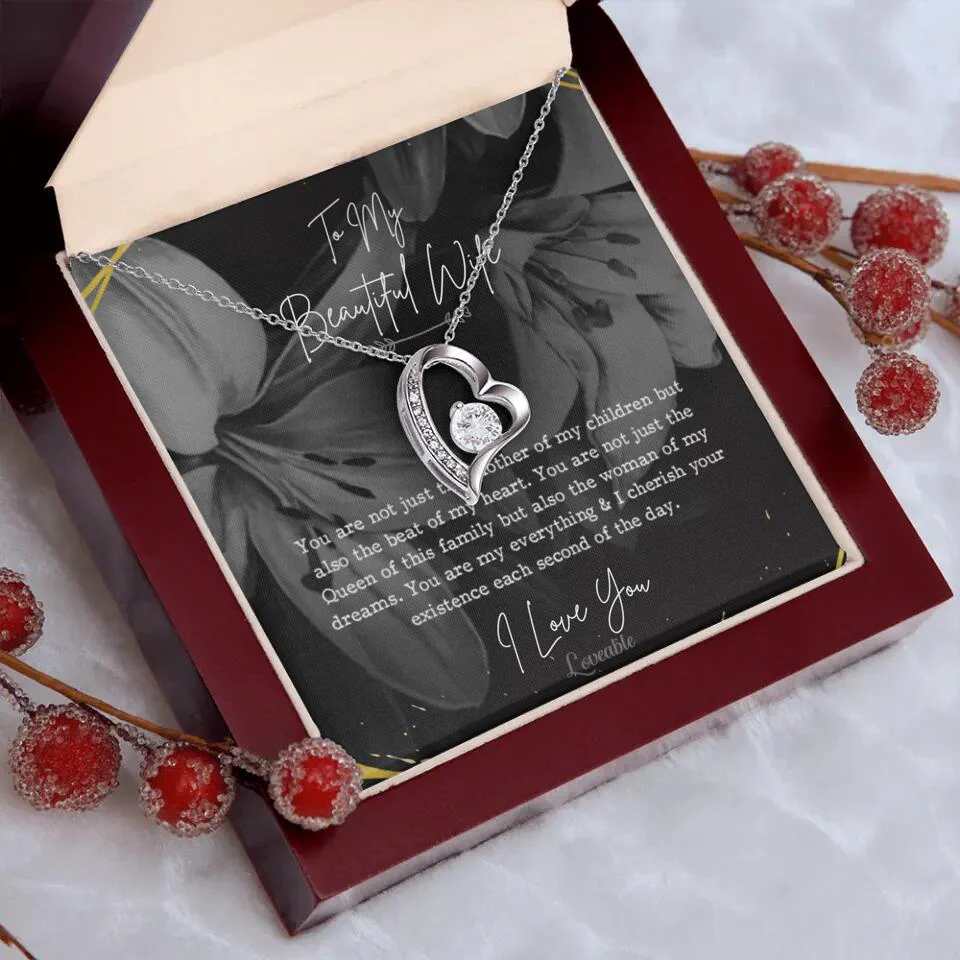 To My Beautiful Wife You Are Not Just The Mother Of My Children, Personalized Necklace for Her, Sweet Gift For Wife - Image 22