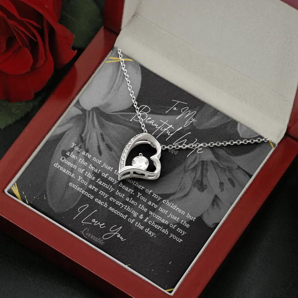 To My Beautiful Wife You Are Not Just The Mother Of My Children, Personalized Necklace for Her, Sweet Gift For Wife - Image 26