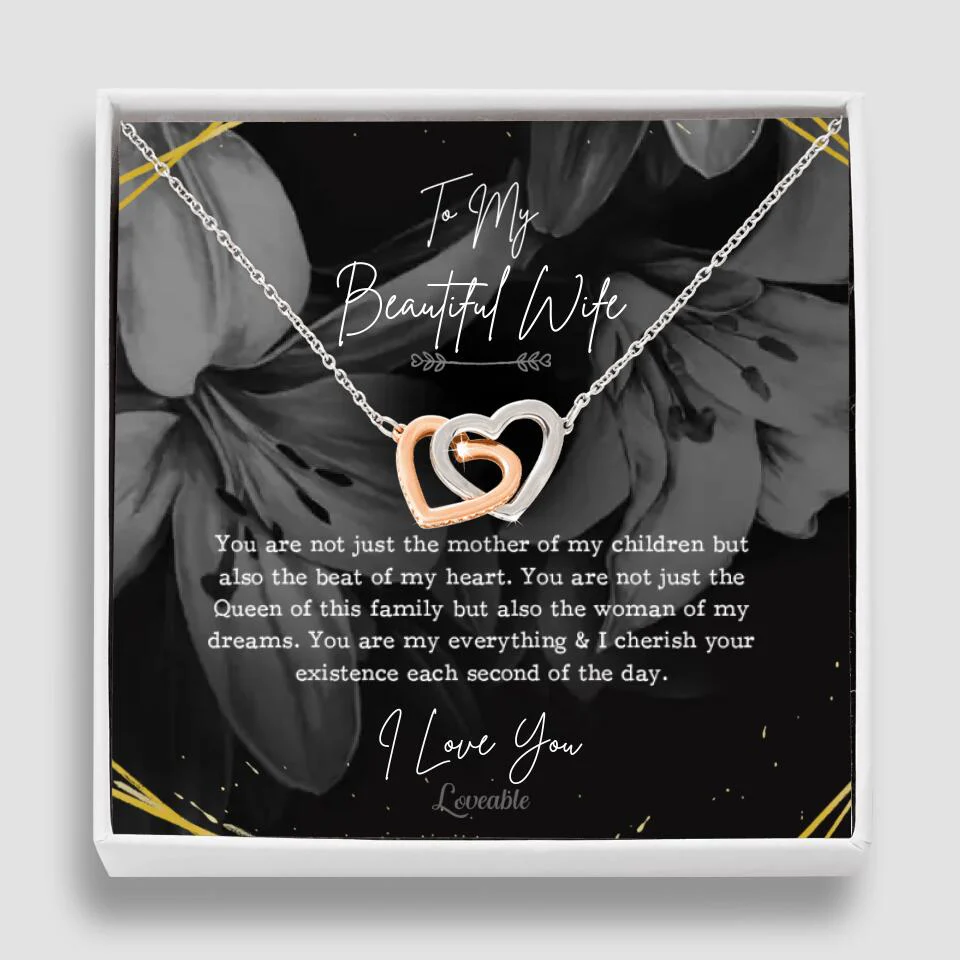 To My Beautiful Wife You Are Not Just The Mother Of My Children, Personalized Necklace for Her, Sweet Gift For Wife - Image 38