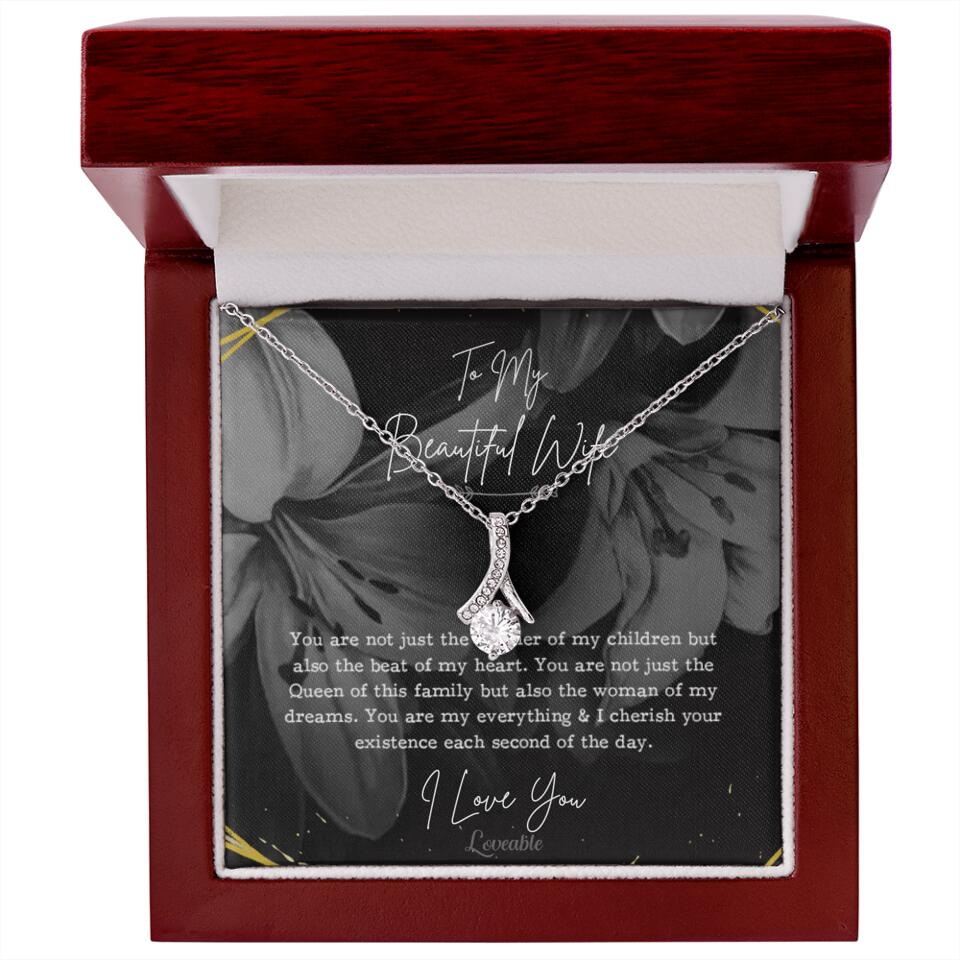 To My Beautiful Wife You Are Not Just The Mother Of My Children, Personalized Necklace for Her, Sweet Gift For Wife - Image 57