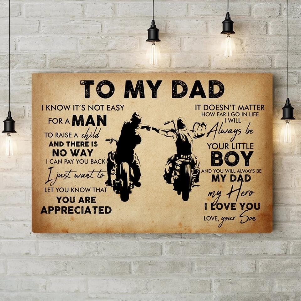 To My Dad My Dad Basket Bros Custom Canvas Poster Gift For Dad Basketball Lovers - Image 6