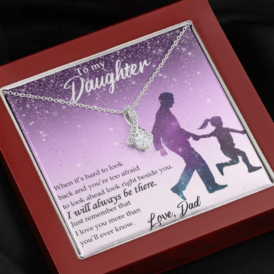 To My Daughter I Will Always Be These Personalized Necklace - Image 37