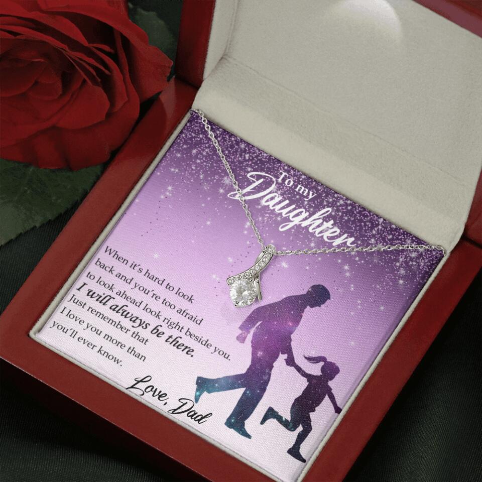 To My Daughter I Will Always Be These Personalized Necklace - Image 39