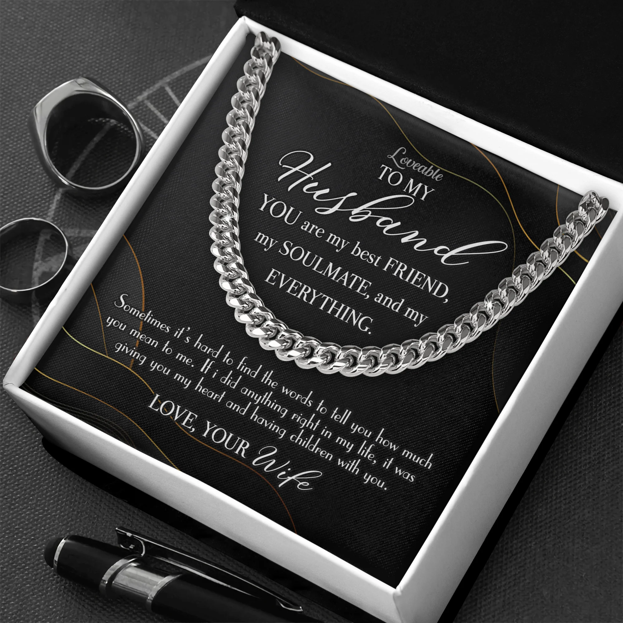 To My Husband - Best Anniversary Wedding Gifts for Husband