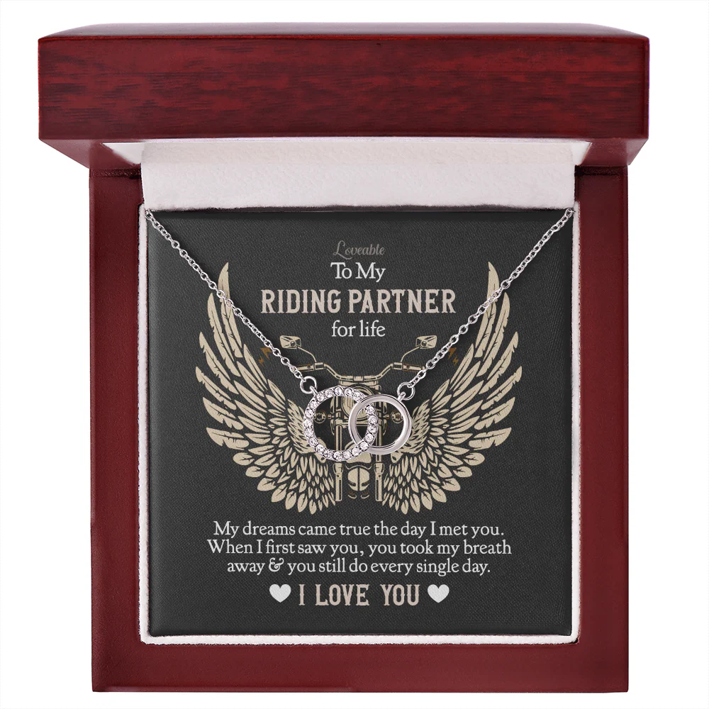 To my Riding Partner for Life Personalized Necklace - Image 5