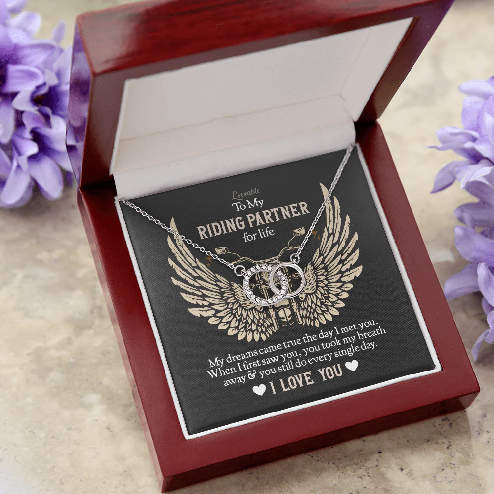 To my Riding Partner for Life Personalized Necklace - Image 7