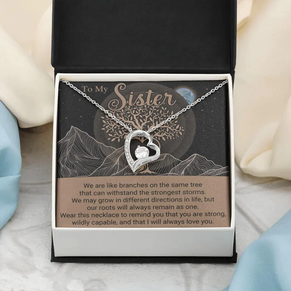 To My Sister/Sister-in-law We Are Like Branches On The Same Tree - Personalized Necklace - Gift For Her On Anniversaries - Image 15
