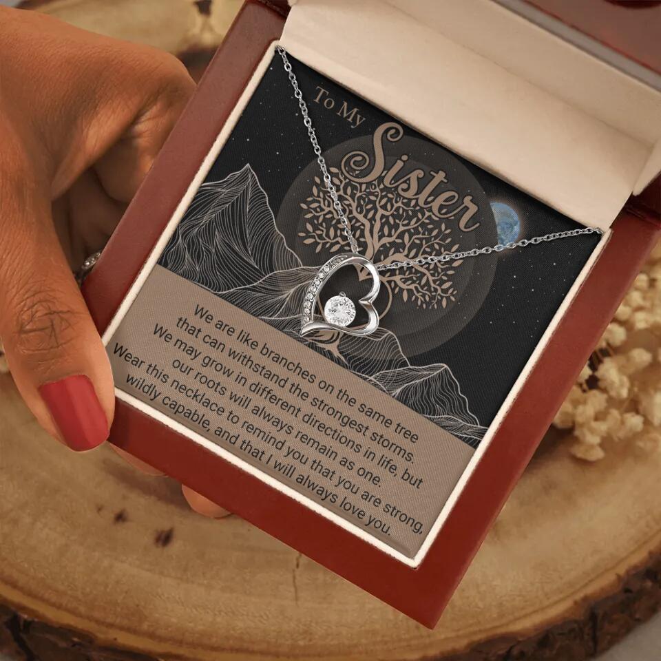 To My Sister/Sister-in-law We Are Like Branches On The Same Tree - Personalized Necklace - Gift For Her On Anniversaries - Image 18