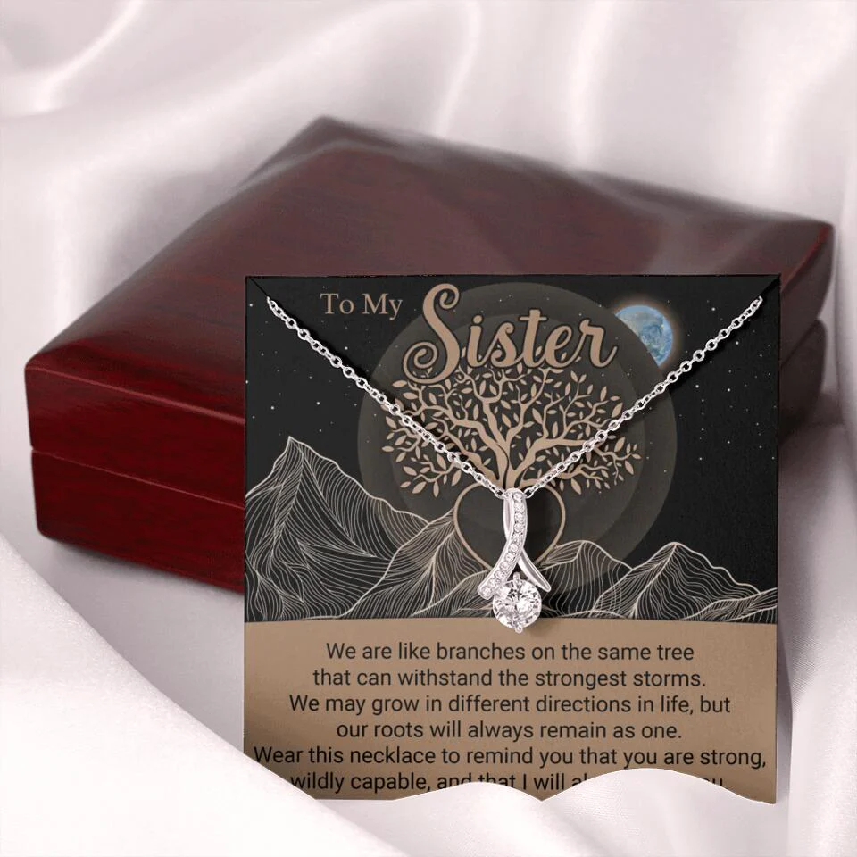 To My Sister/Sister-in-law We Are Like Branches On The Same Tree - Personalized Necklace - Gift For Her On Anniversaries - Image 59