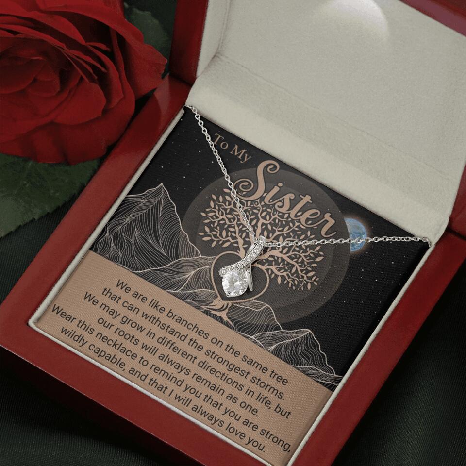 To My Sister/Sister-in-law We Are Like Branches On The Same Tree - Personalized Necklace - Gift For Her On Anniversaries - Image 60
