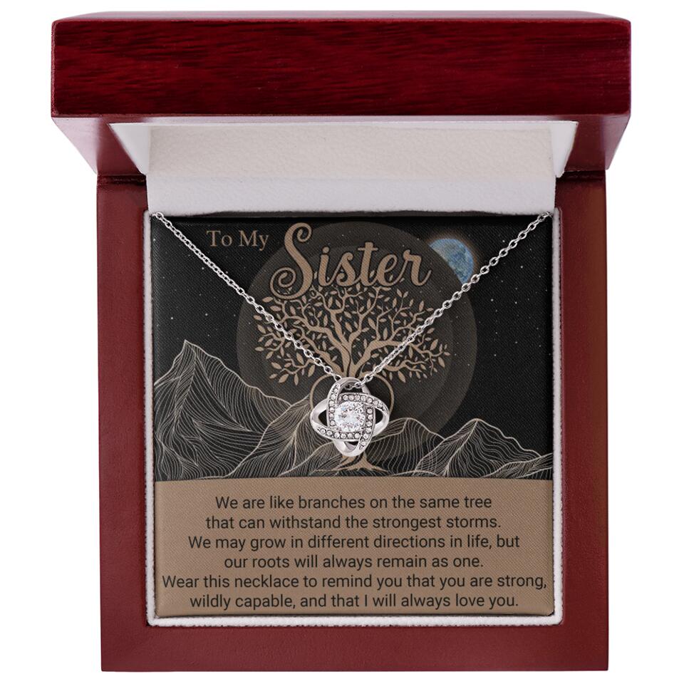 To My Sister/Sister-in-law We Are Like Branches On The Same Tree - Personalized Necklace - Gift For Her On Anniversaries - Image 9