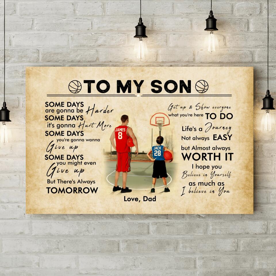 To My Son I Believe In You Custom Canvas Poster Birthday Gift For Son - Image 4