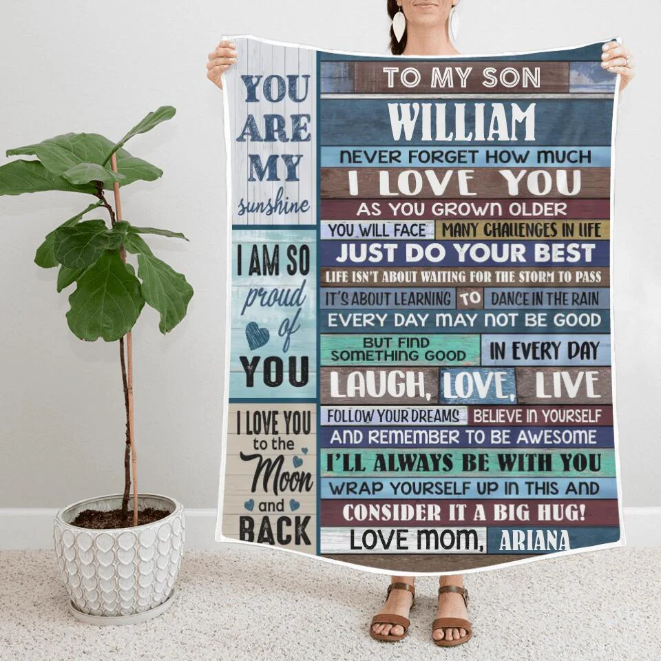 To My Son - Never Forget How Much I Love You - Graduation, Birthday Gift from Parents to Adult Son - Image 3
