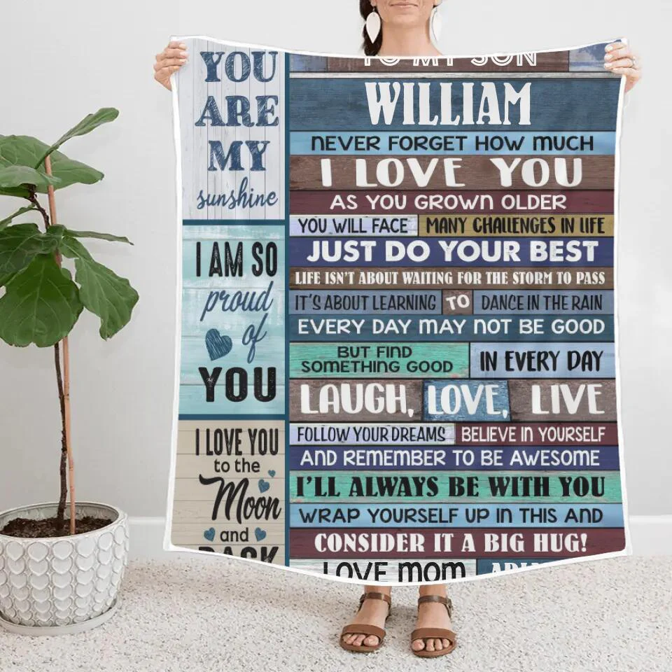 To My Son - Never Forget How Much I Love You - Graduation, Birthday Gift from Parents to Adult Son - Image 5
