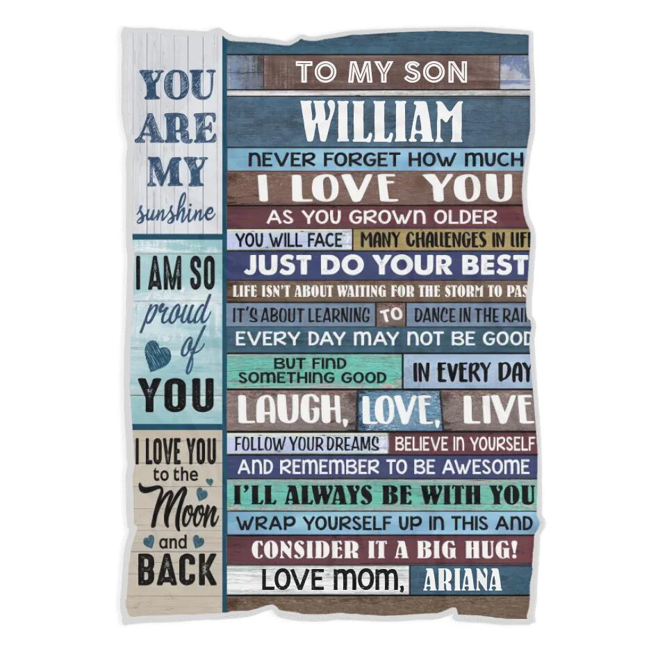 To My Son - Never Forget How Much I Love You - Graduation, Birthday Gift from Parents to Adult Son - Image 6