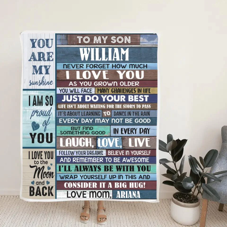 To My Son - Never Forget How Much I Love You - Graduation, Birthday Gift from Parents to Adult Son - Image 7