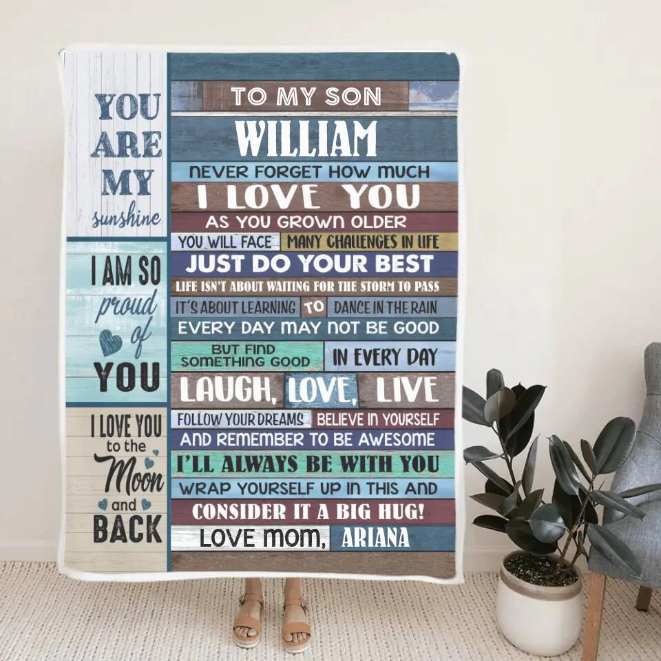 To My Son - Never Forget How Much I Love You - Graduation, Birthday Gift from Parents to Adult Son - Image 8