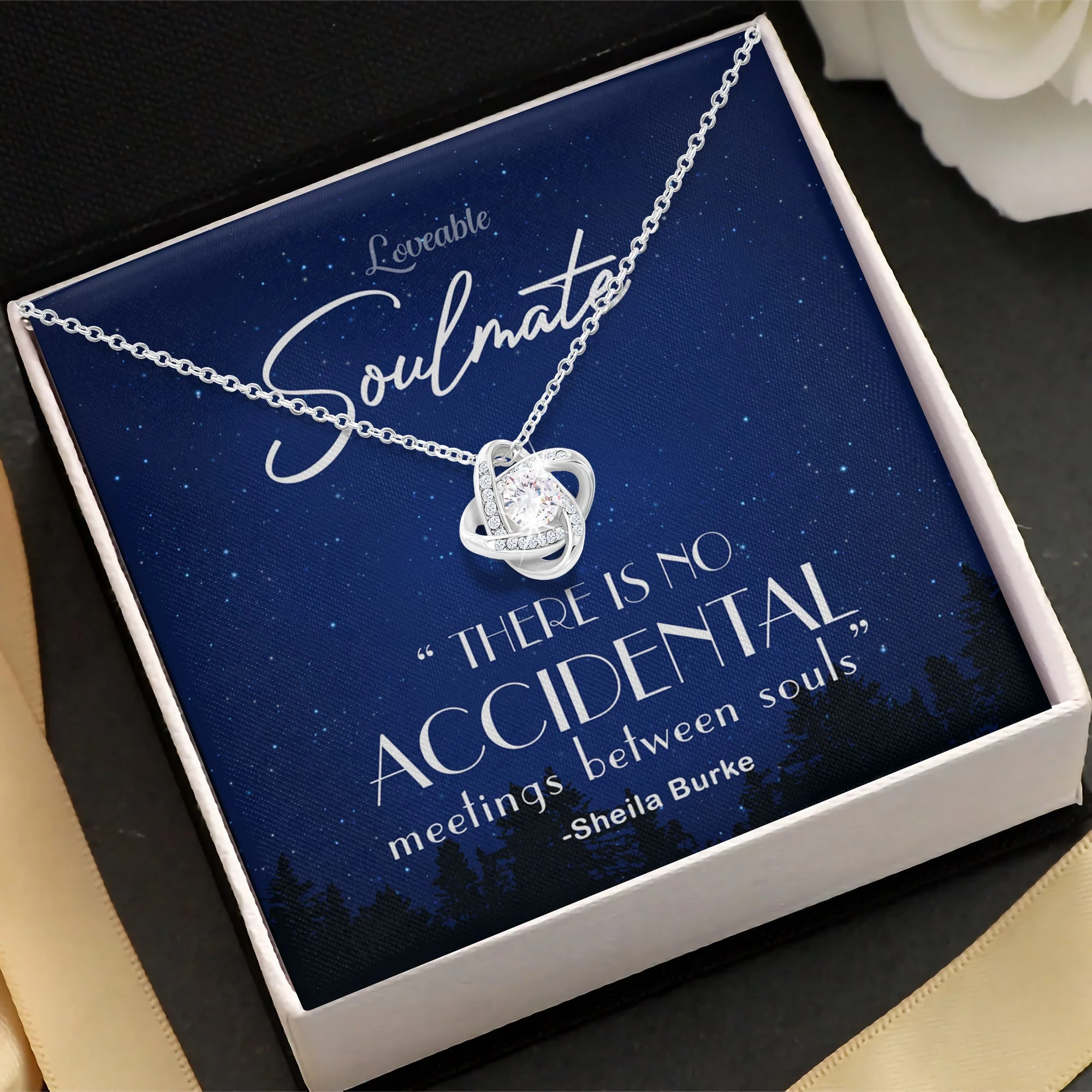 To My Soulmate Personalized Necklace - Image 2
