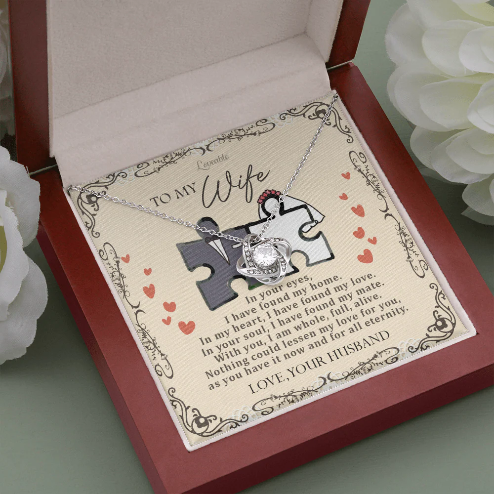 To My Wife I Have Found My Home Necklace - Image 5