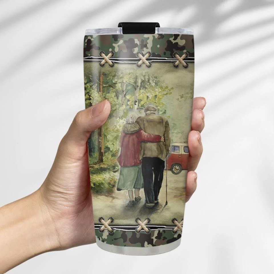 To My Wife I Love You Forever And Always Personalized Stainless Steel Tumbler - Image 2