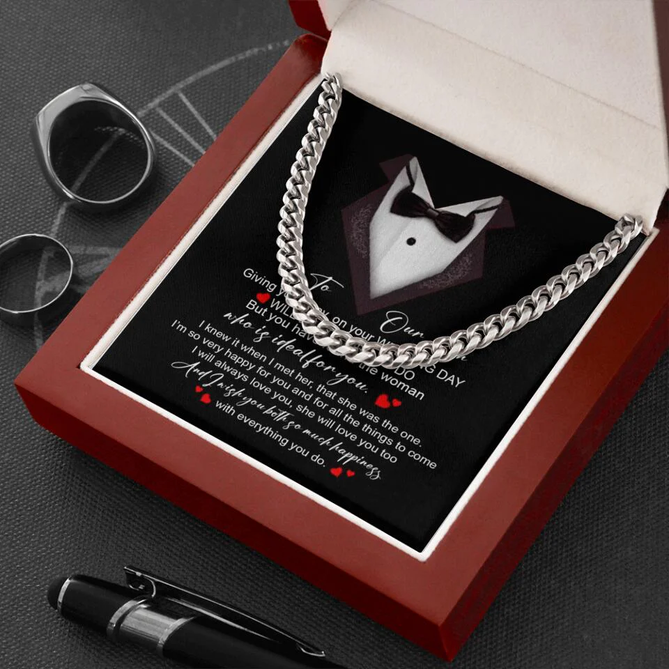 To Our Son On Your Wedding Day - Luxury Men's Watch - Wedding Gift For Son - Image 14