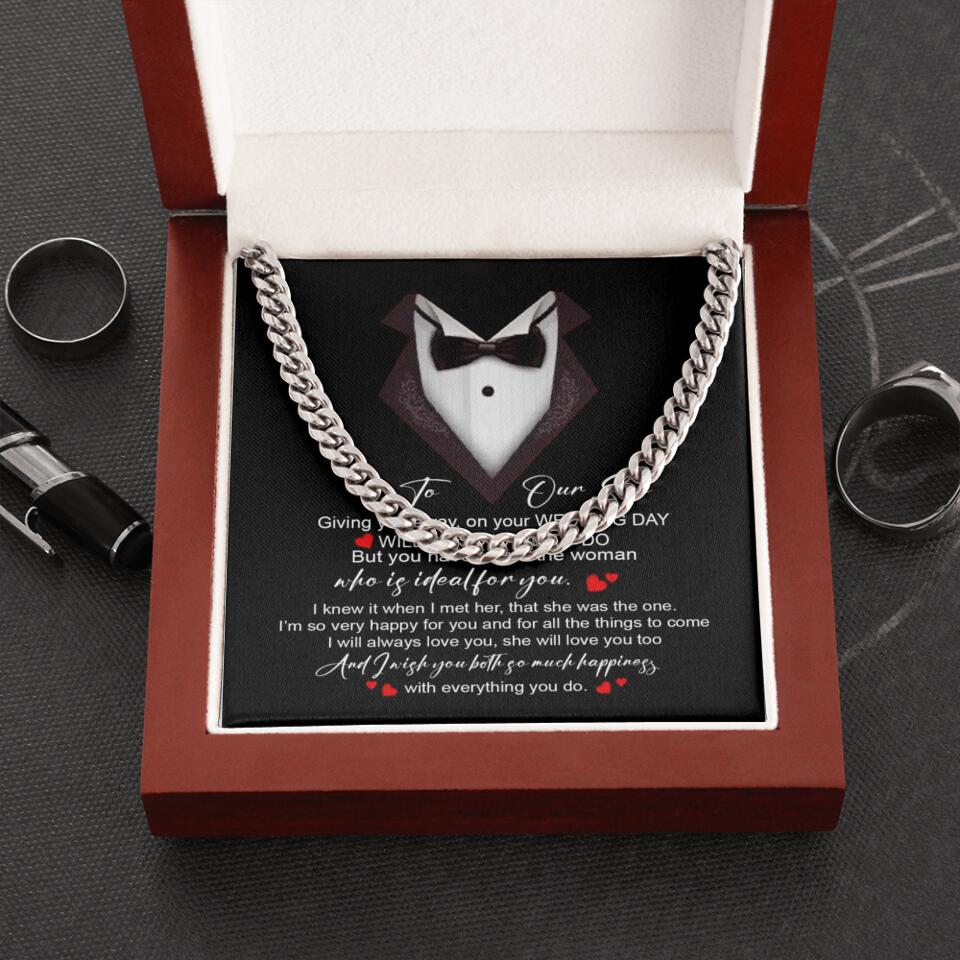 To Our Son On Your Wedding Day - Luxury Men's Watch - Wedding Gift For Son - Image 16