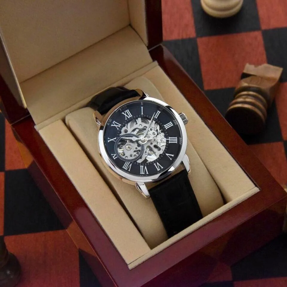To Our Son On Your Wedding Day - Luxury Men's Watch - Wedding Gift For Son - Image 6