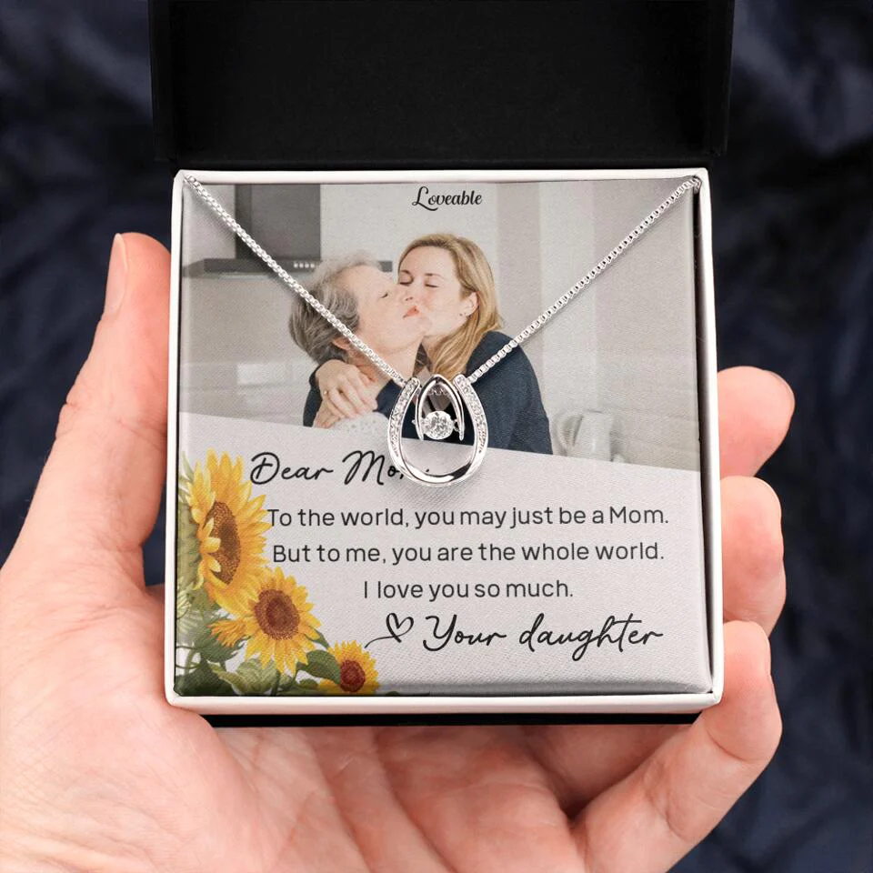To The World You May Just Be A Mom - Personalized Necklace Jewelry - Mother's Day Gifts - Image 22