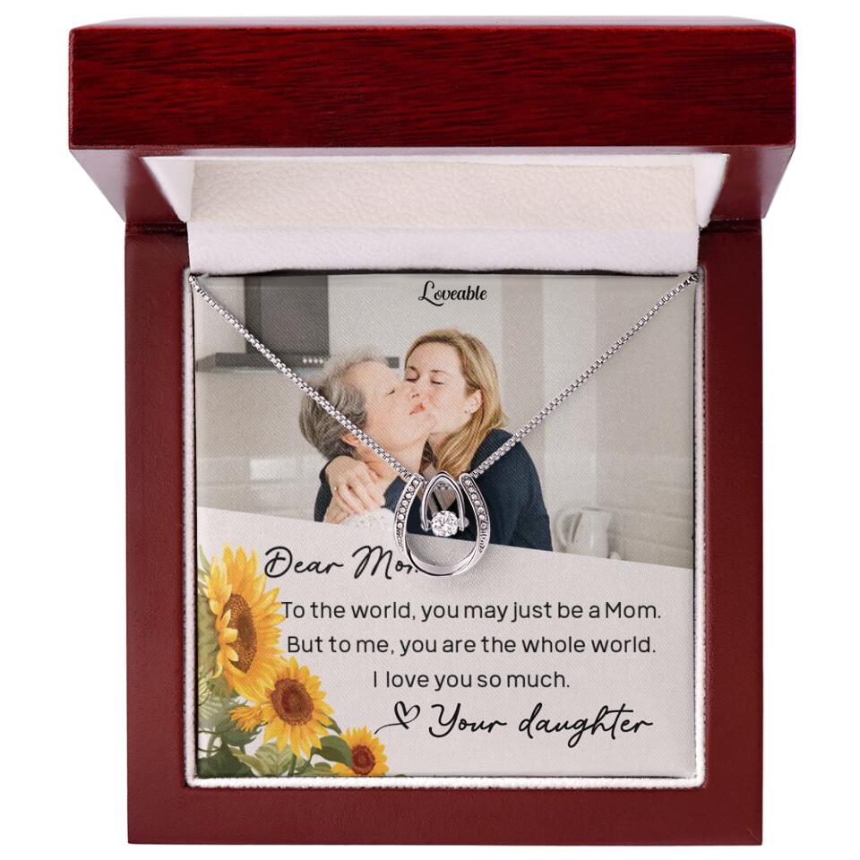 To The World You May Just Be A Mom - Personalized Necklace Jewelry - Mother's Day Gifts - Image 23