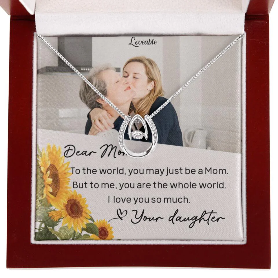 To The World You May Just Be A Mom - Personalized Necklace Jewelry - Mother's Day Gifts - Image 25