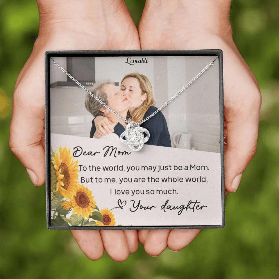 To The World You May Just Be A Mom - Personalized Necklace Jewelry - Mother's Day Gifts - Image 28